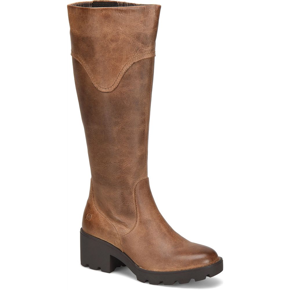Born Gabriella Boots Light Brown Vachetta Product ID-ylAvSU7r