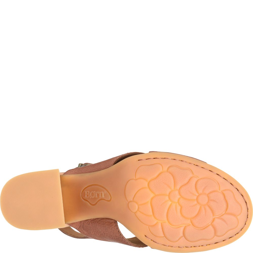 Born Tessa Sandals Brown Luggage Product ID-zRFBqbjf