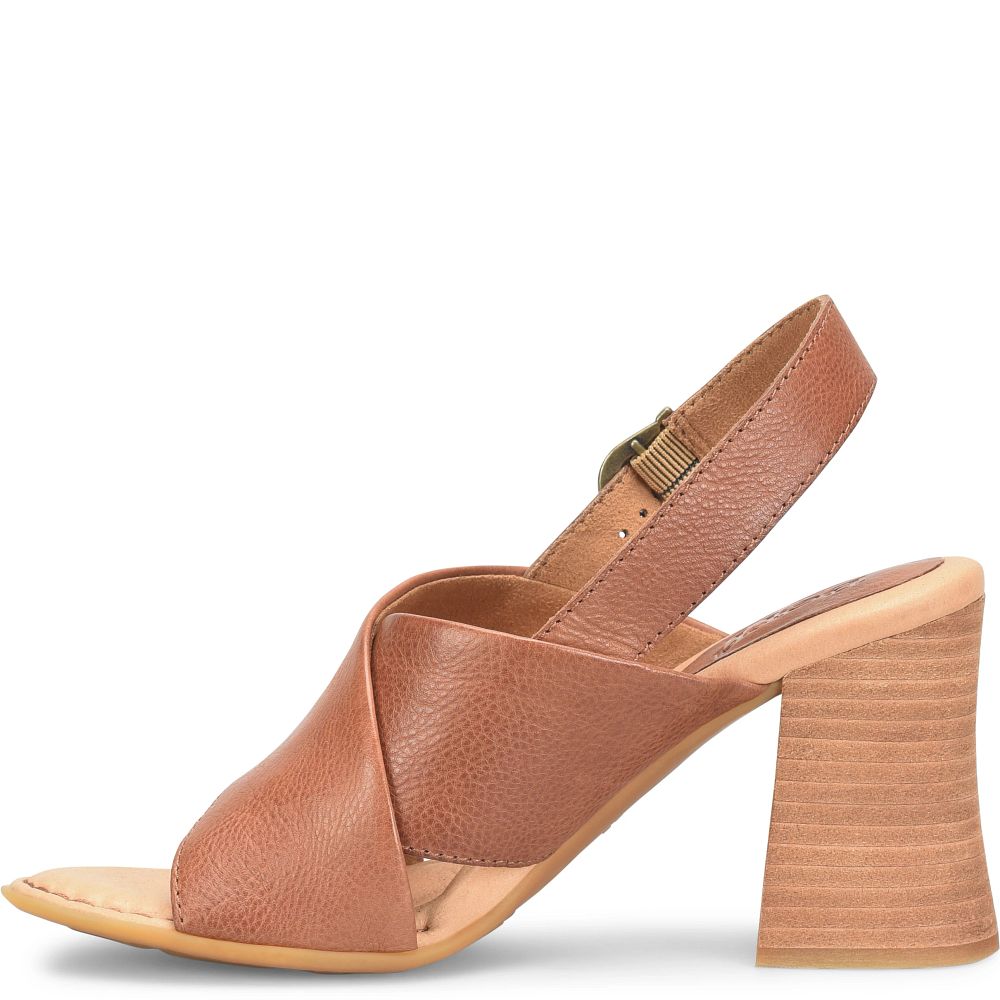 Born Tessa Sandals Brown Luggage Product ID-zRFBqbjf