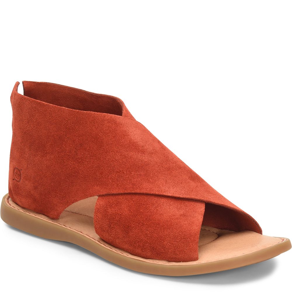Born Iwa Colors Sandals Red Arogosta Suede Product ID-zdPcsHhz