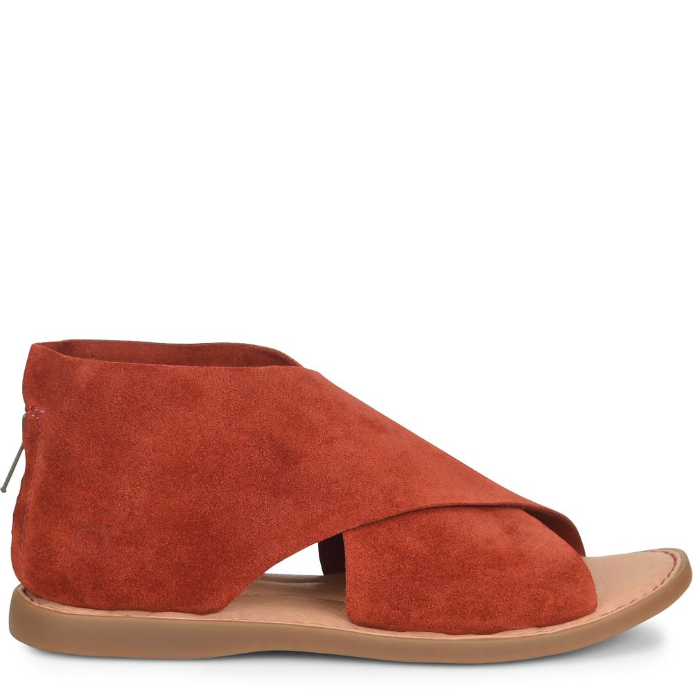 Born Iwa Colors Sandals Red Arogosta Suede Product ID-zdPcsHhz
