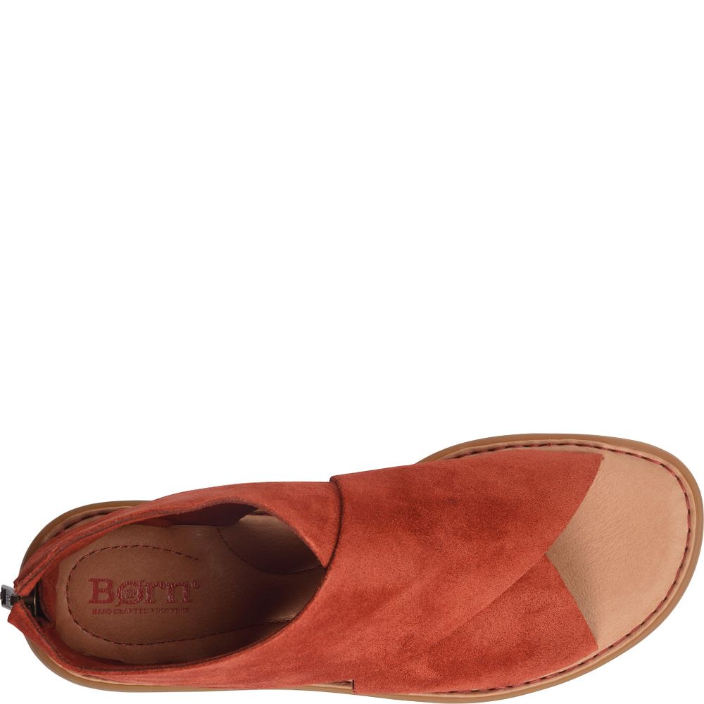 Born Iwa Colors Sandals Red Arogosta Suede Product ID-zdPcsHhz