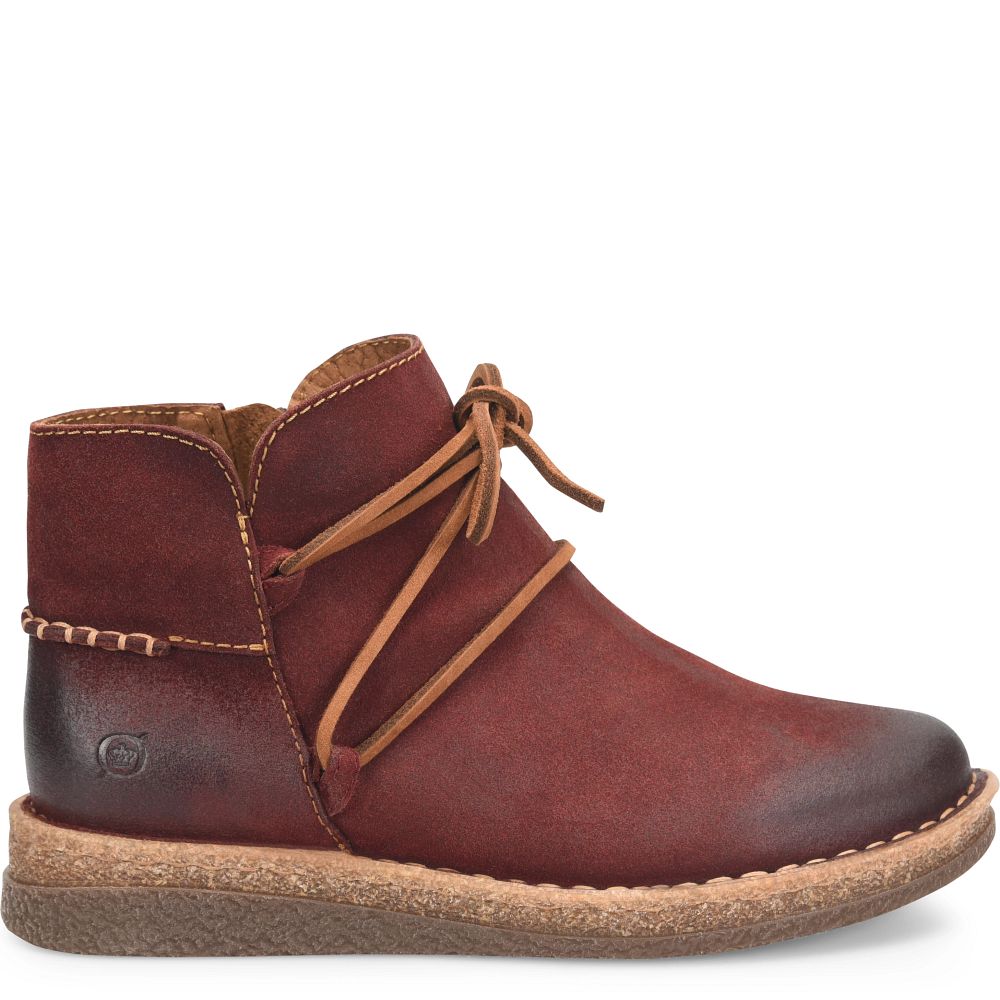 Born Calyn Boots Dark Brick Distressed Product ID-zl8cZcIX