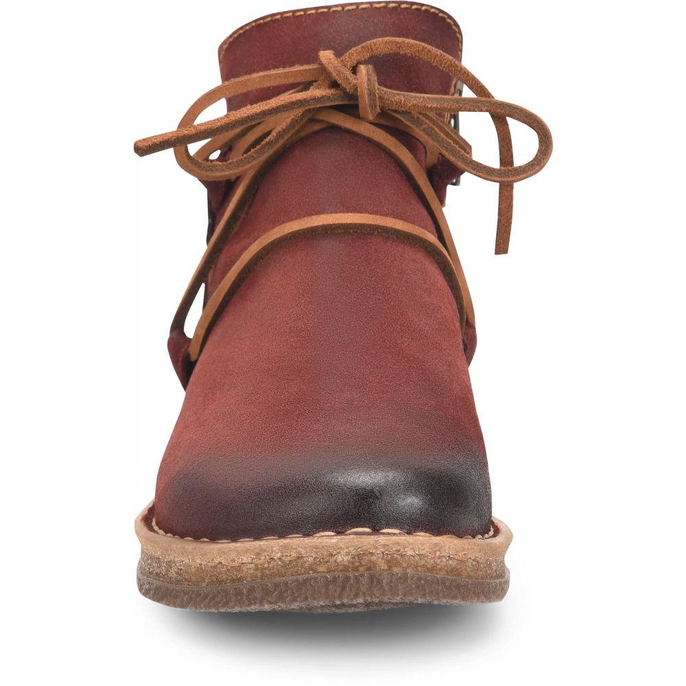 Born Calyn Boots Dark Brick Distressed Product ID-zl8cZcIX
