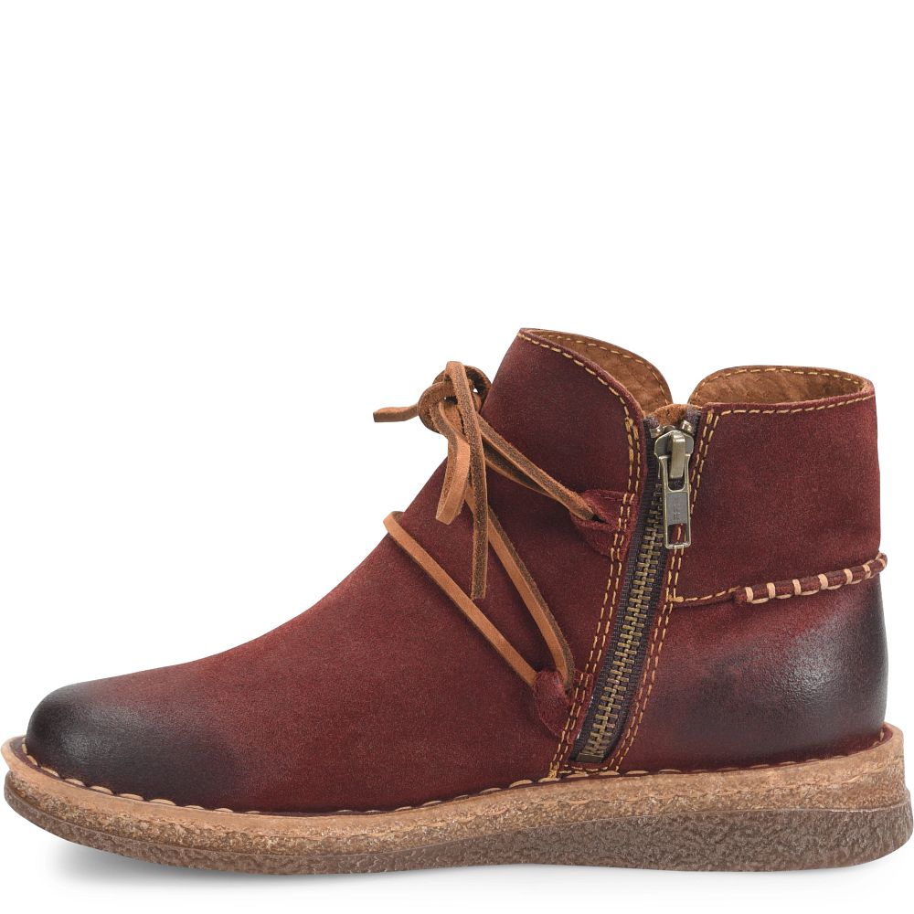 Born Calyn Boots Dark Brick Distressed Product ID-zl8cZcIX
